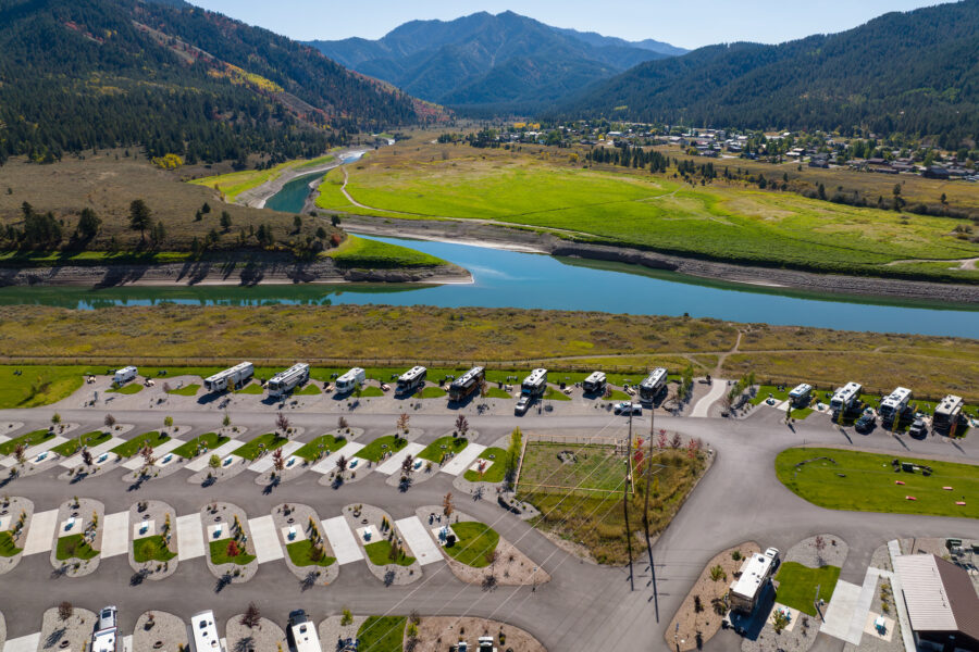 Pull Through & Back In RV Sites Jackson Hole RV Park & Campground