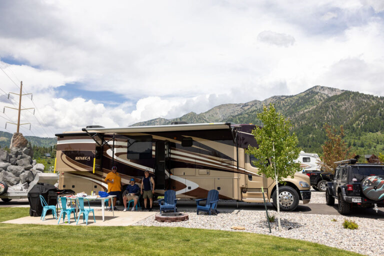 Pull Through & Back In RV Sites - Jackson Hole RV Park & Campground